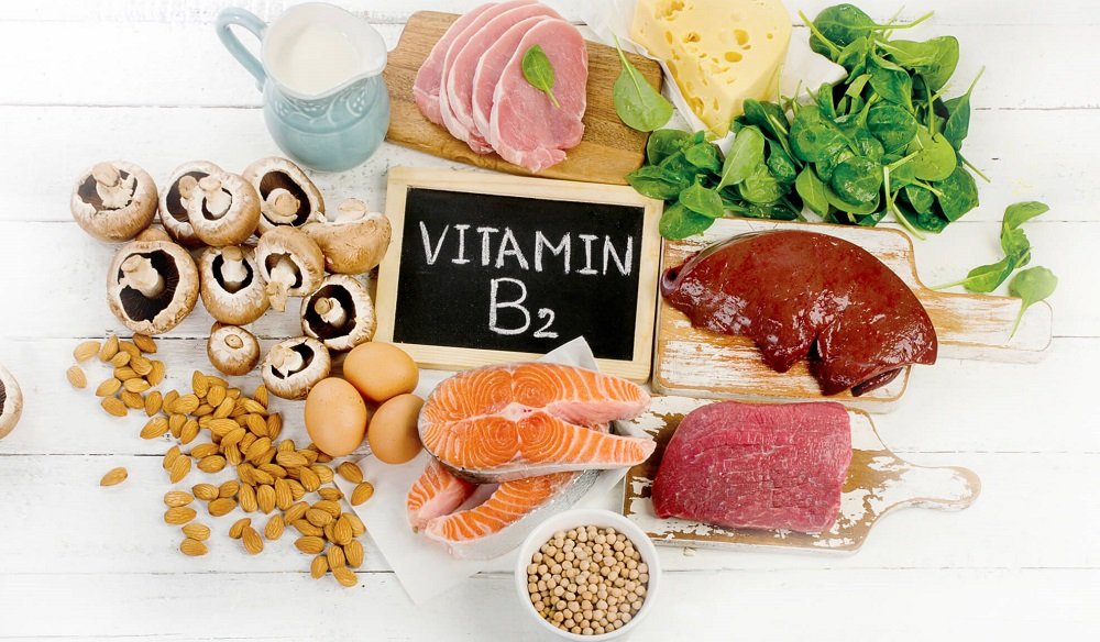 مواد غذایی سرشار از ریبو فلاوین یا ویتامین B2