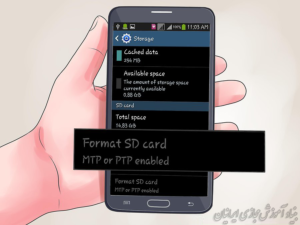 نحوه فرمت کردن کارت حافظه در گوشی های اندروید
